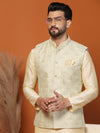 Men Pista Heavy Silk Nehru Jacket